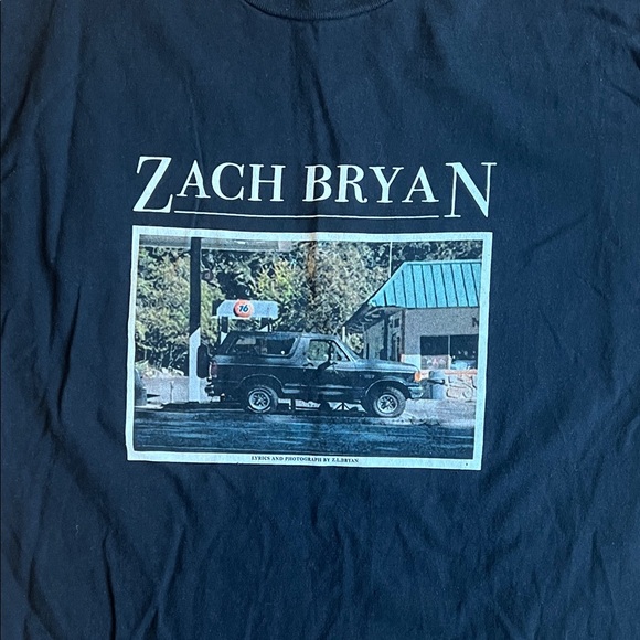Black Graphic T-Shirt - Zach Bryan - Picture 2 of 5